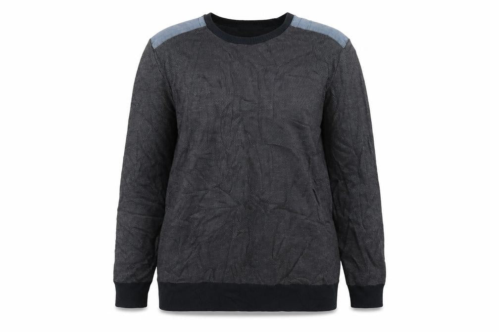 Front view of Peacocks women’s grey jumper, size L