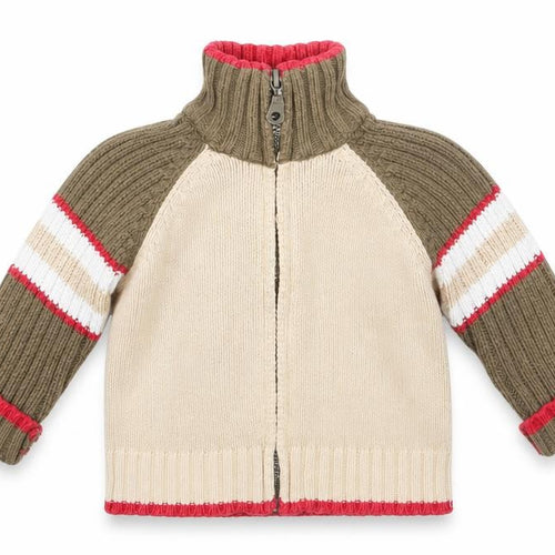 Early days Baby Beige   Full Zip Jumper Size 6-9 Months