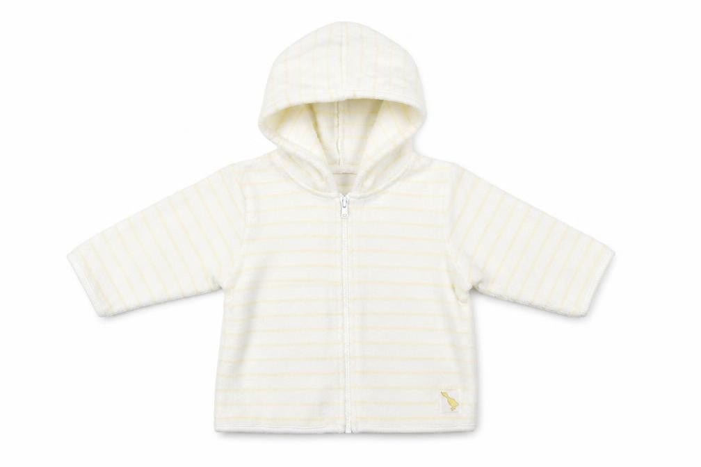 George Baby White Striped  Full Zip Jumper Size 3-6 Months
