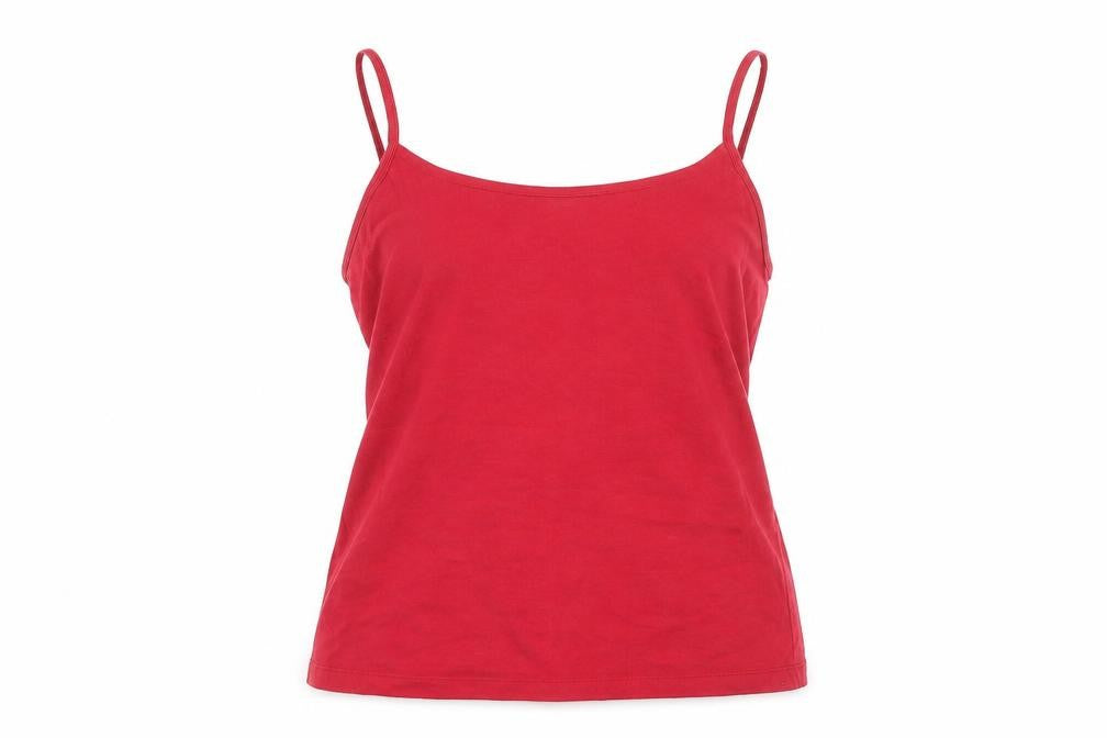 Front view of Papaya women’s red t-shirt, size UK 14