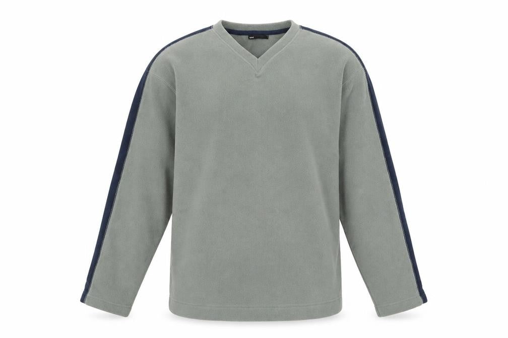 Front view of Ethel Austin men’s green jumper, size L