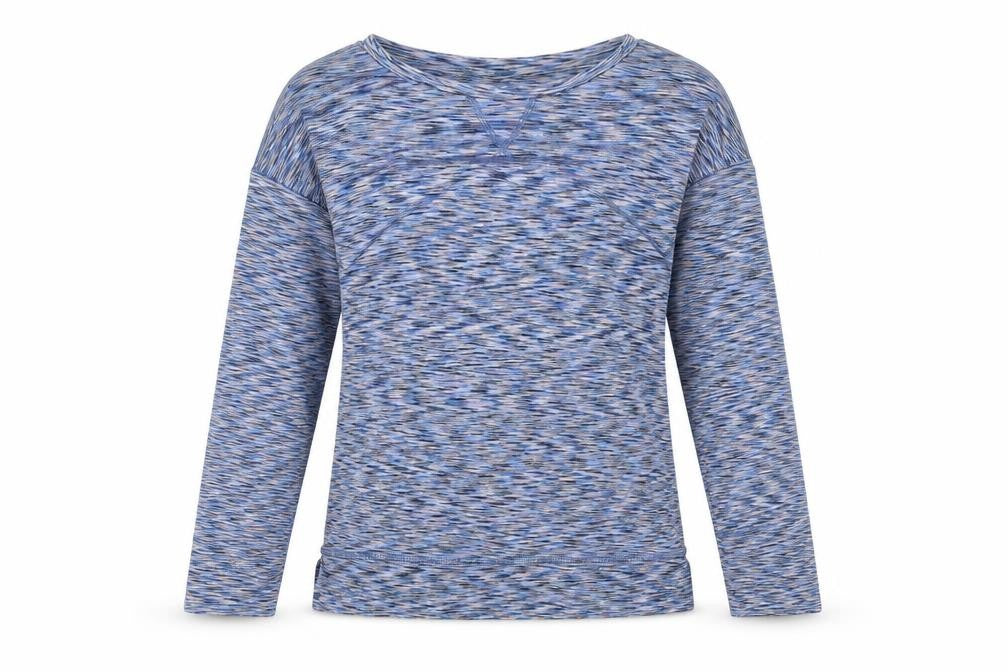 Front view of Souluxe women’s blue jumper, size S