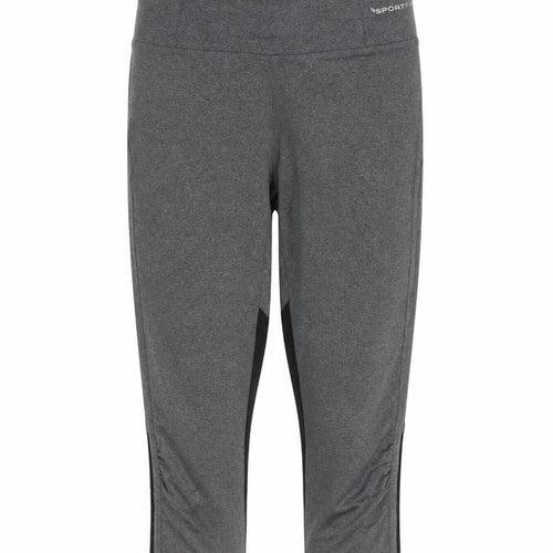 SportFX Womens Grey   Cropped Leggings Size 6 L20 in