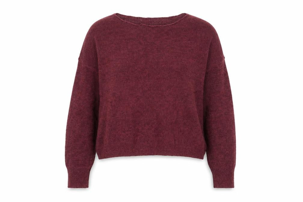 Front view of Primark women’s red jumper, size M