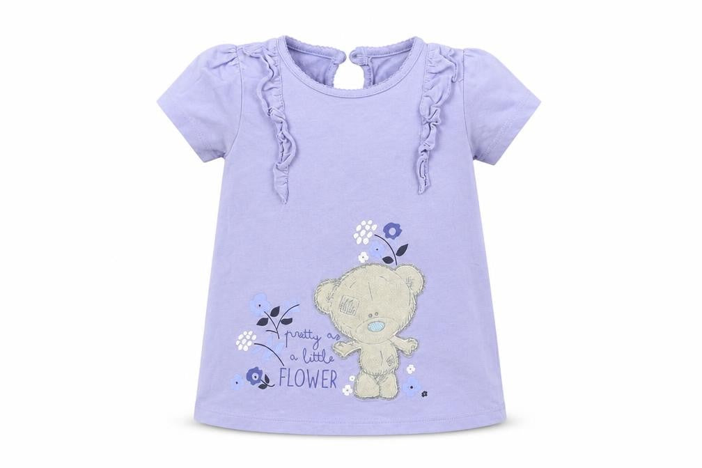 Front view of George Baby Blue Basic T-Shirt, size 9-12, Months