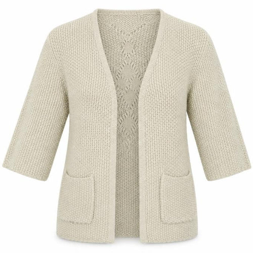 Urban Mist Womens Beige  Knit Cardigan Jumper Size L