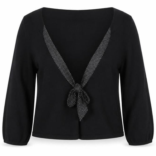 Love  Womens Black  Knit Cardigan Jumper Size 16