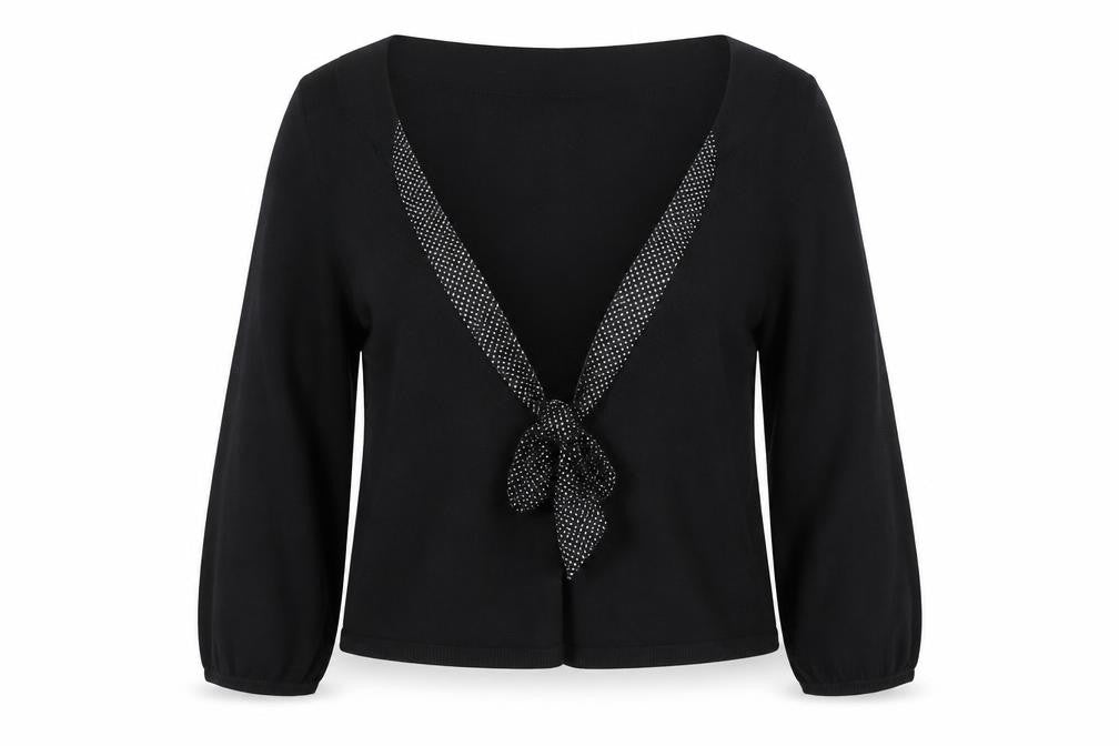 Love  Womens Black  Knit Cardigan Jumper Size 16