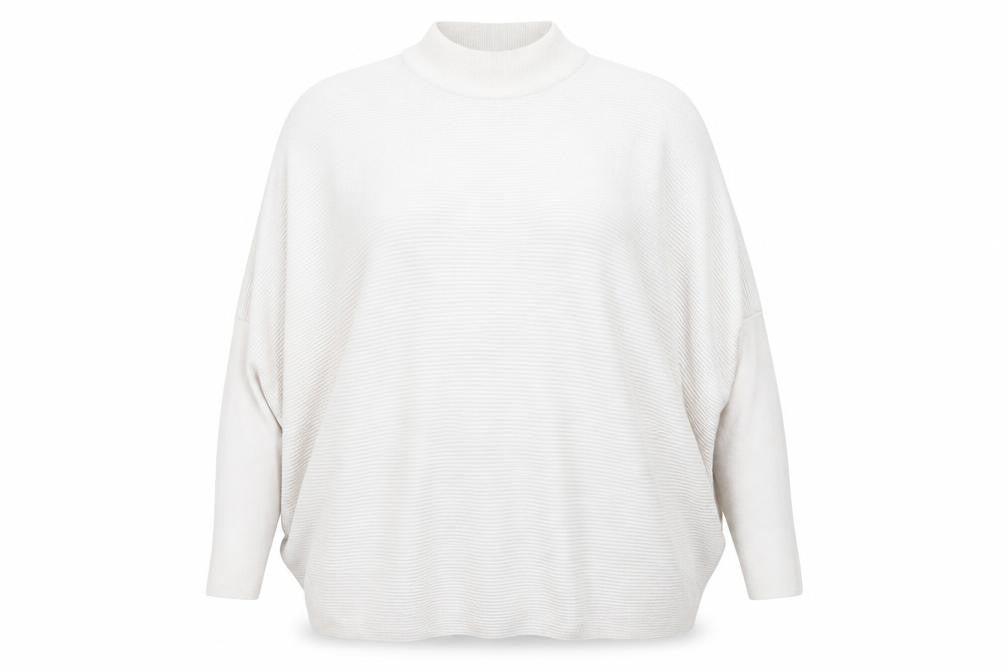 Front view of Tu women’s grey jumper, size UK 20