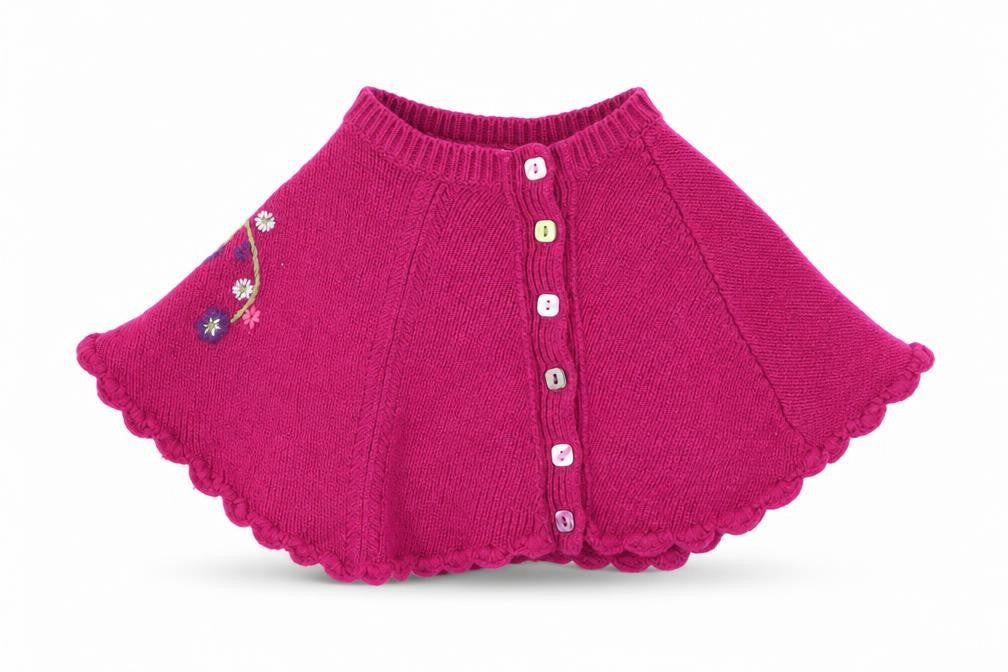 John Lewis Girls Purple Floral  Flare Skirt Size 9-12 Months