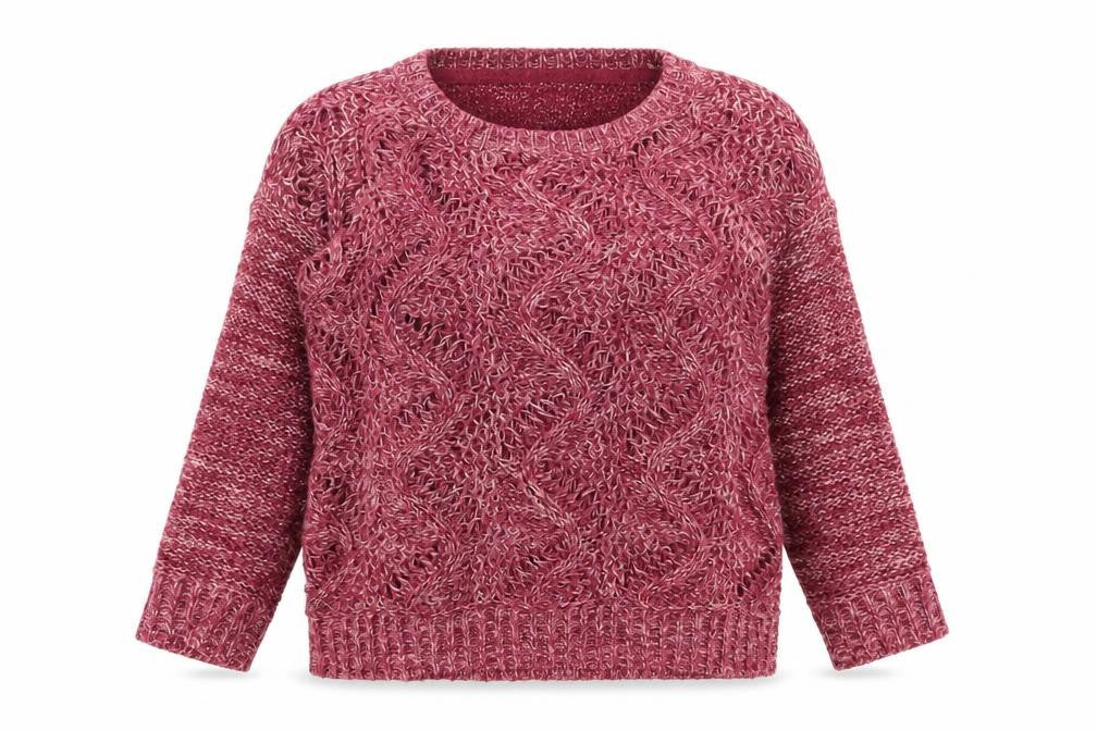 Front view of Red Herring women’s pink jumper, size UK 8
