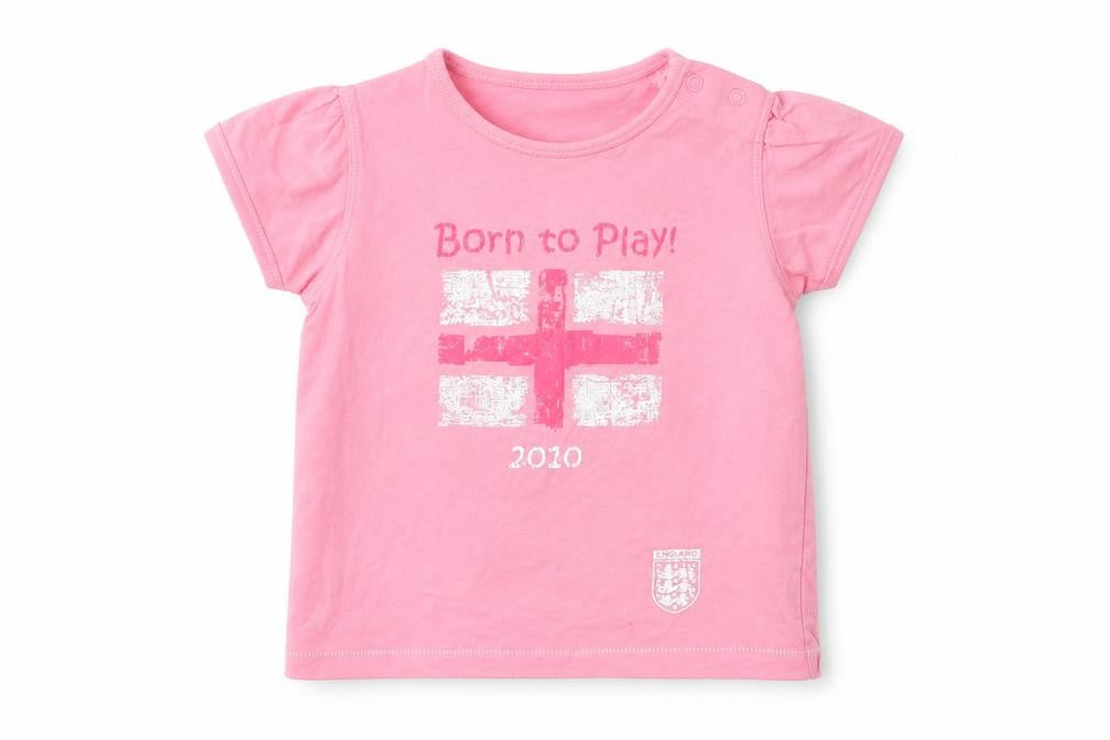 Front view of Next girls’ pink basic t-shirt, size 12-18, months