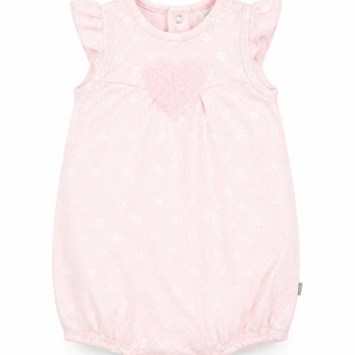 Petti lem Girls Pink Floral  Babygrow One-Piece Size 6-9 Months