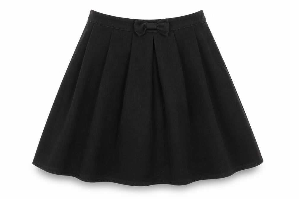 George Girls Black   Pleated Skirt Size 9 Years