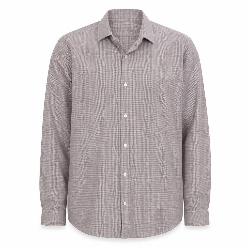 Front view of Red Herring men’s purple button-up, size 16