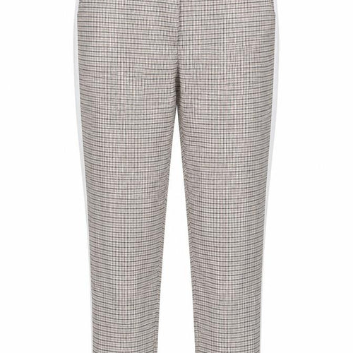 ASOS Womens Brown Houndstooth  Capri Trousers Size 10 L24 in