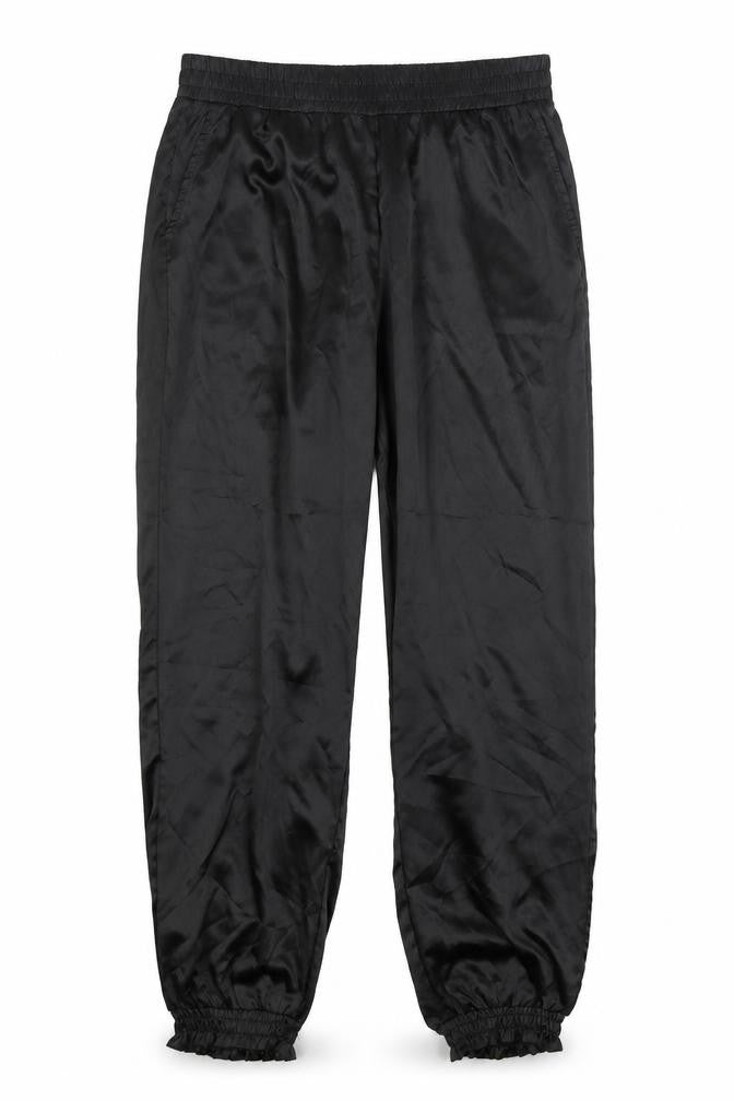 Front view of SOHO women’s black trousers, size S, 27-inch leg