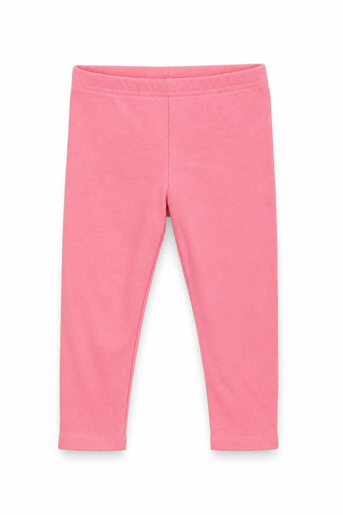 Front view of Primark Baby Pink Capri Trousers, size 9-12, Months