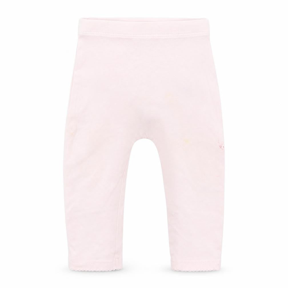 Front view of Matalan Baby Pink Capri Trousers, size 9-12, Months