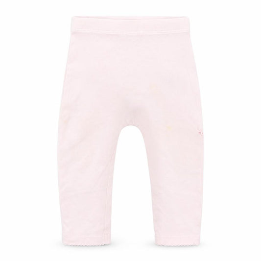 Front view of Matalan Baby Pink Capri Trousers, size 9-12, Months