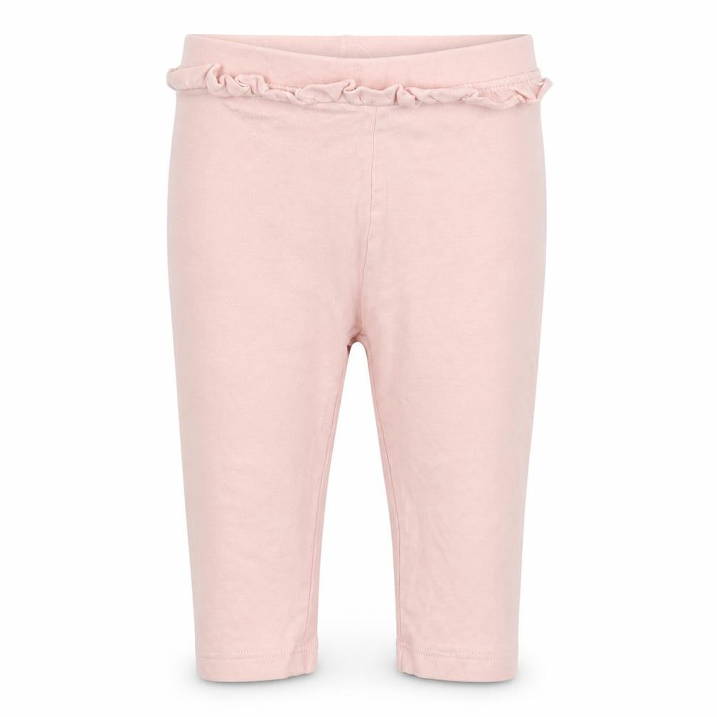 Front view of Matalan Baby Pink Capri Trousers, size 6-9, Months