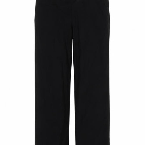 George Girls Black   Cropped Trousers Size 13 Years