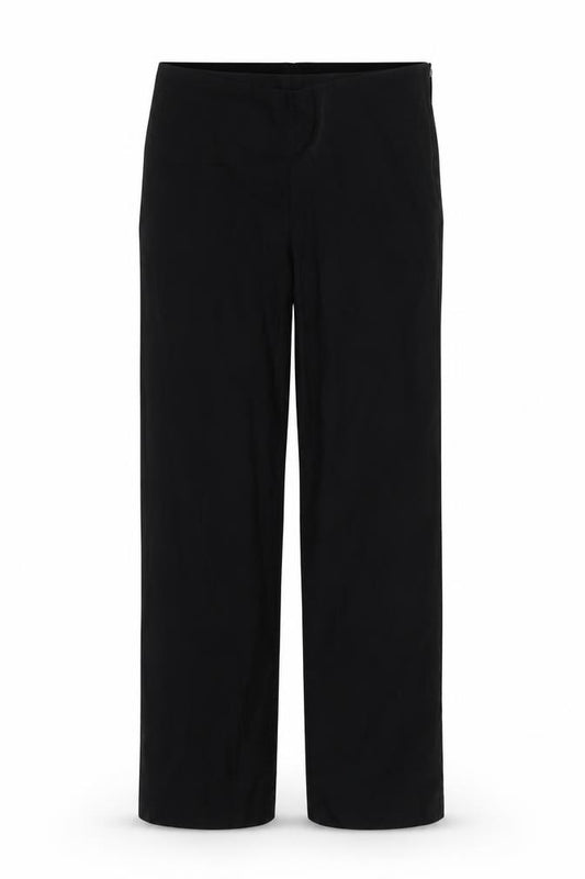Front view of George girls’ black cropped trousers, size 13, years