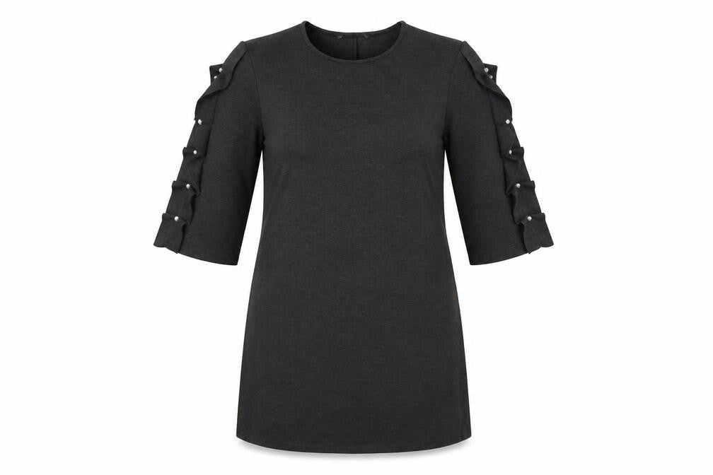 Front view of Primark women’s grey a-line, size UK 8