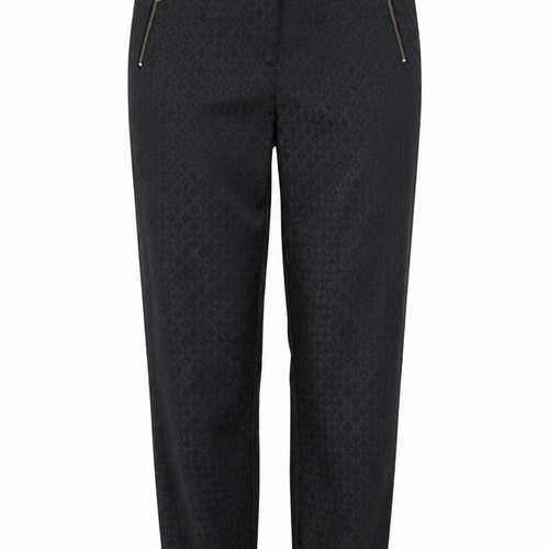 George Womens Black Geometric  Trousers  Size 8 L27 in