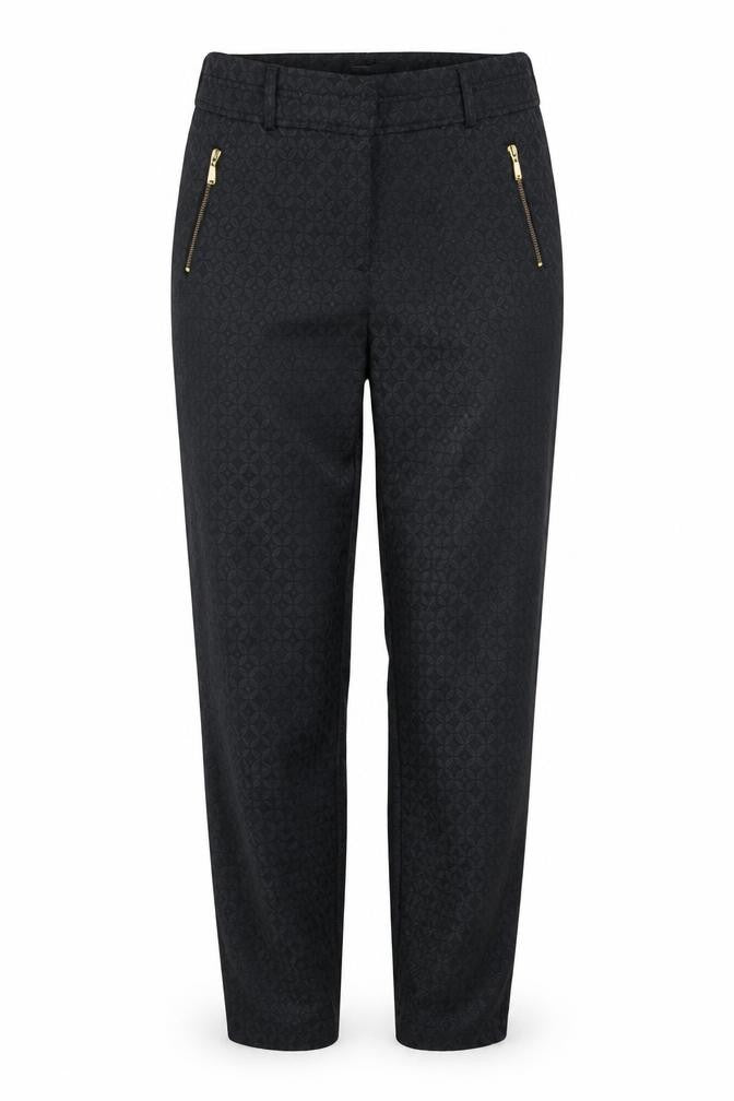 George Womens Black Geometric  Trousers  Size 8 L27 in