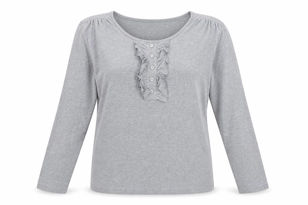 Front view of Debenhams women’s grey jumper, size XL