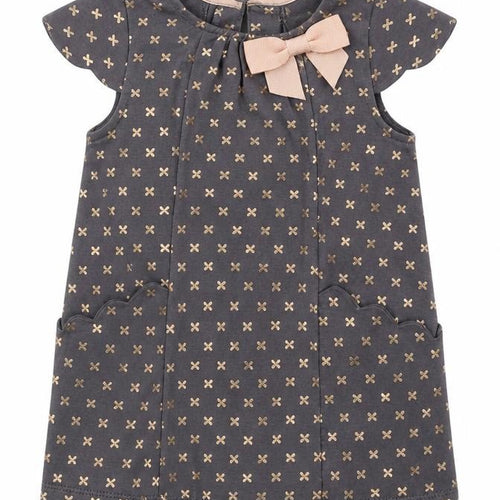 Catherine Malandrino Girls Grey   A-Line  Size 24 Months