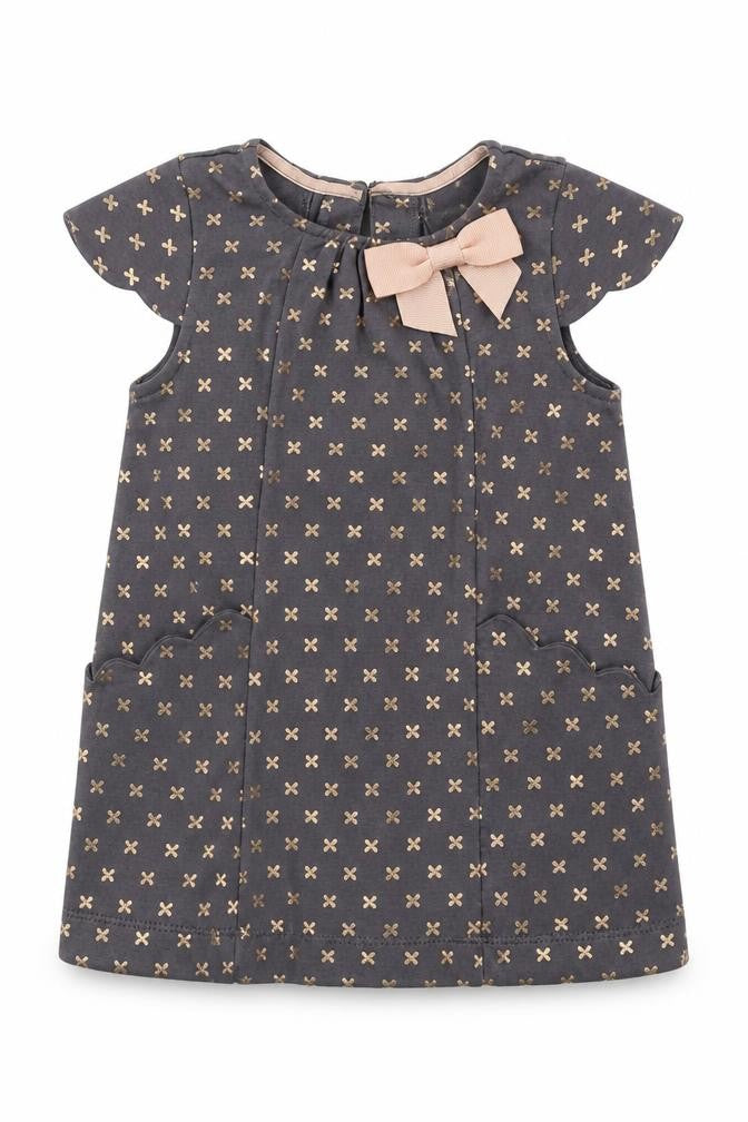 Catherine Malandrino Girls Grey   A-Line  Size 24 Months