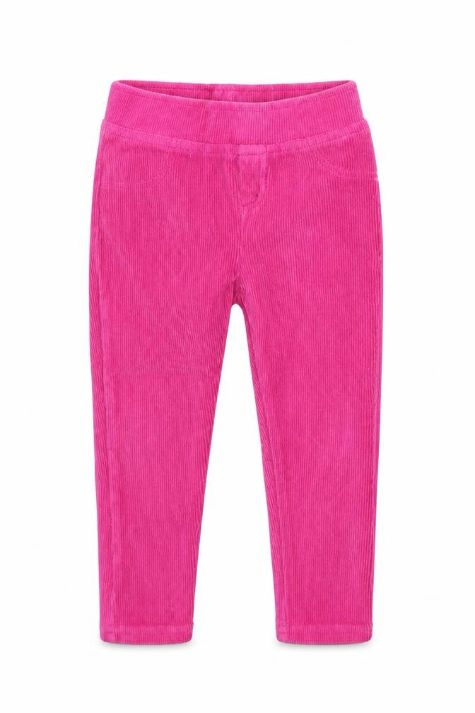 Front view of Nutmeg girls’ pink sweatpants, size 2, years