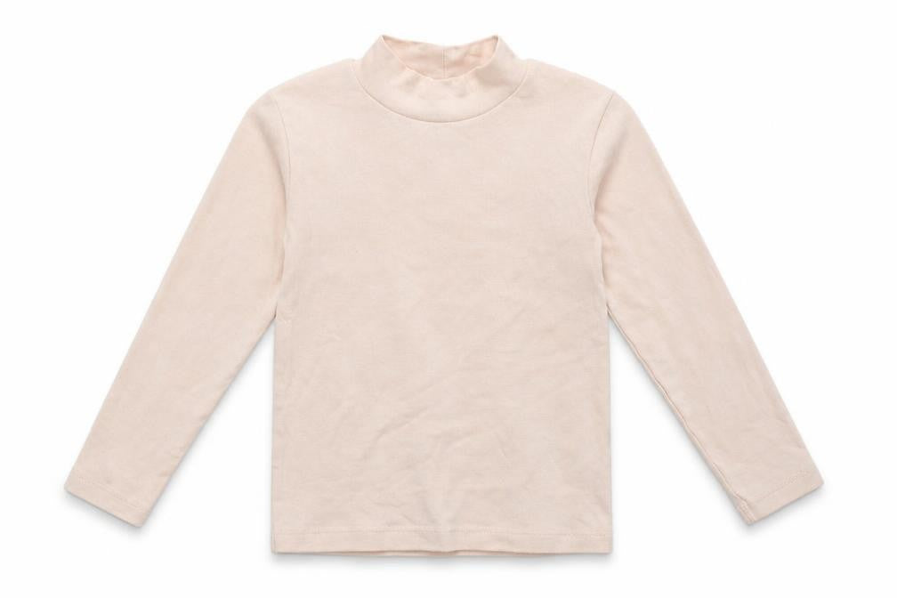 Front view of George girls’ pink basic t-shirt, size 4-5, years