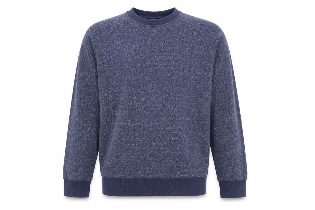 Front view of Matalan men’s blue jumper, size M