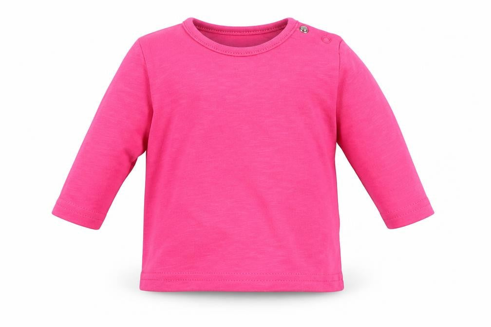 Front view of Next Baby Pink Basic T-Shirt, size 0-3, Months