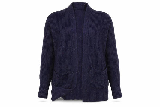 Front view of ASOS women’s blue jumper, size UK 6