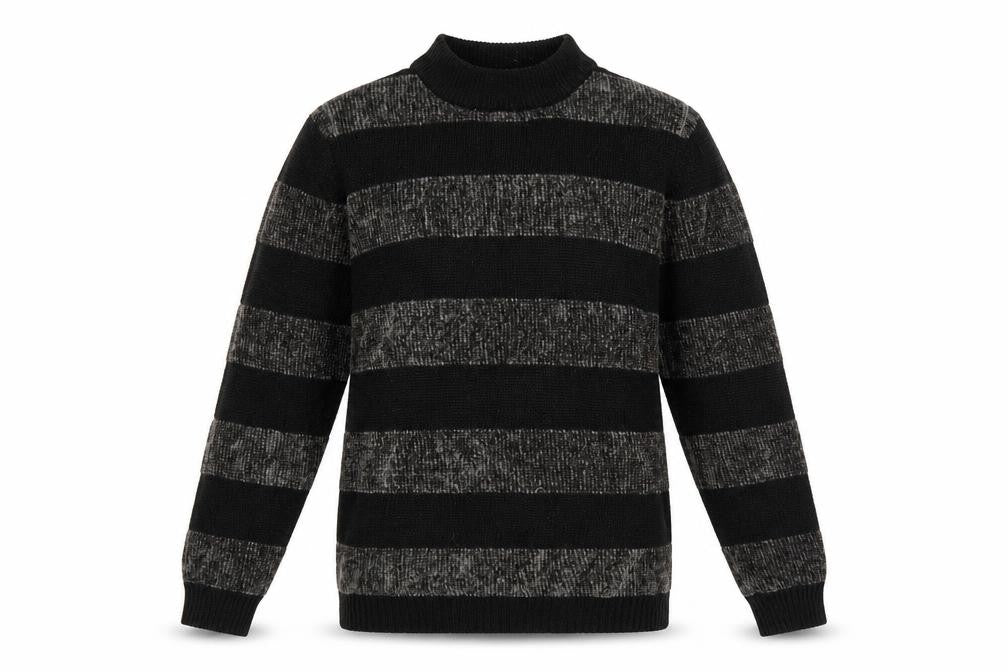 Front view of River Island women’s multicoloured striped jumper, size S