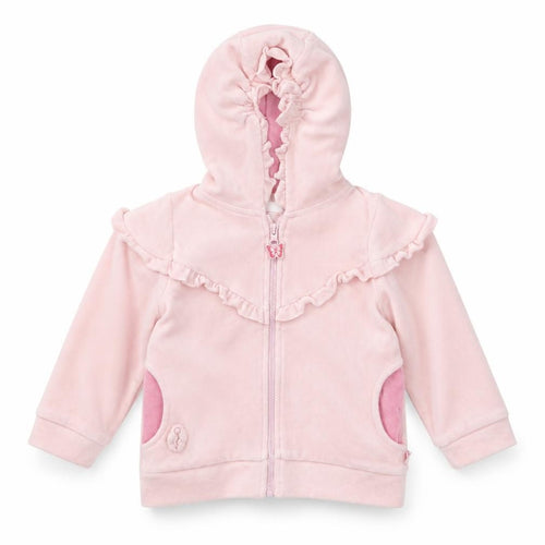 coccodrillo Girls Pink   Full Zip Jumper Size 6-9 Months