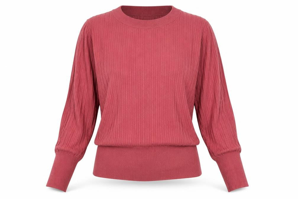Front view of H&M women’s pink jumper, size S