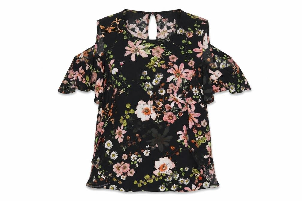 H&M Womens Black   Basic Blouse Size 10