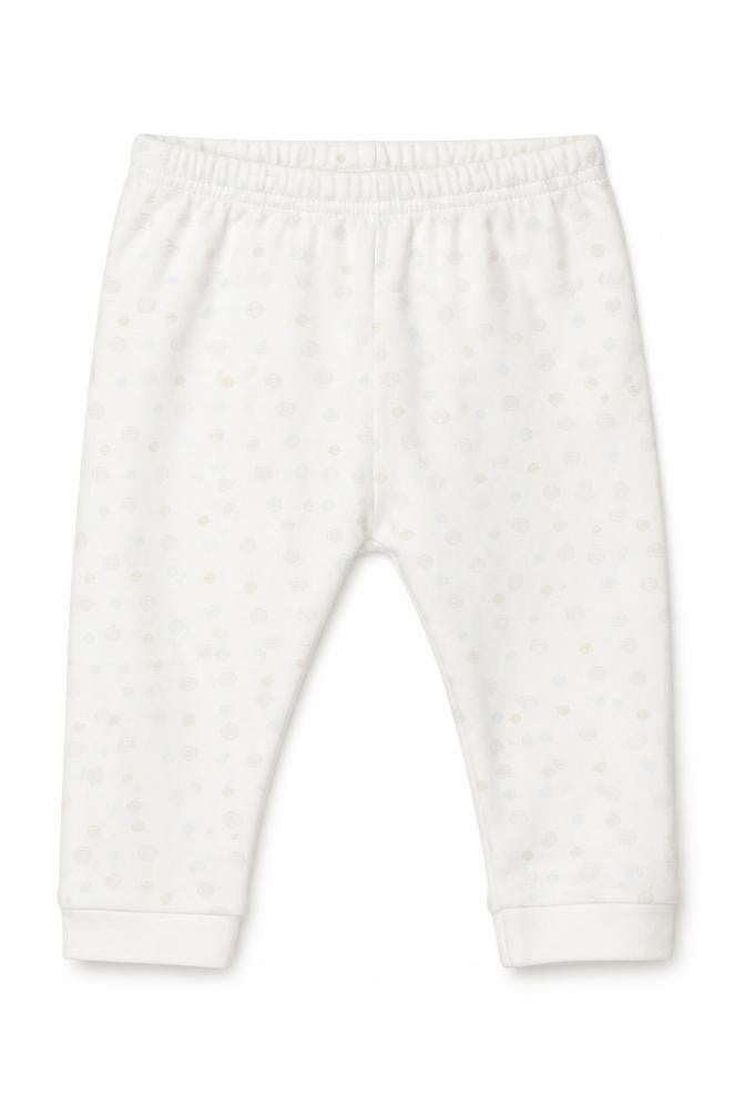 Disney Baby White Spotted   Pyjama Pants Size 6-9 Months