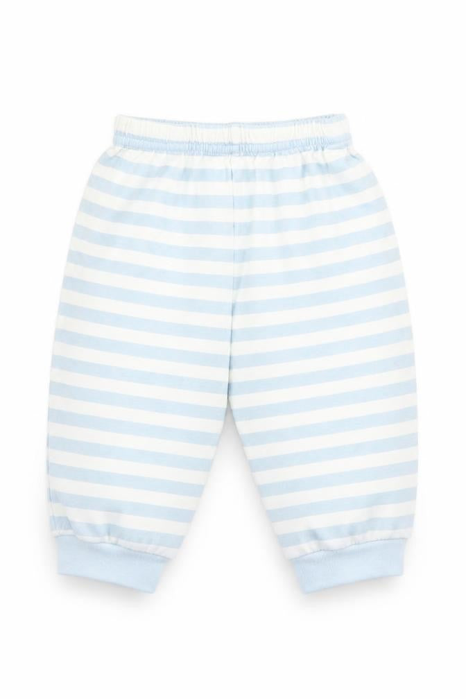 George Baby Blue Striped   Pyjama Pants Size 6-9 Months