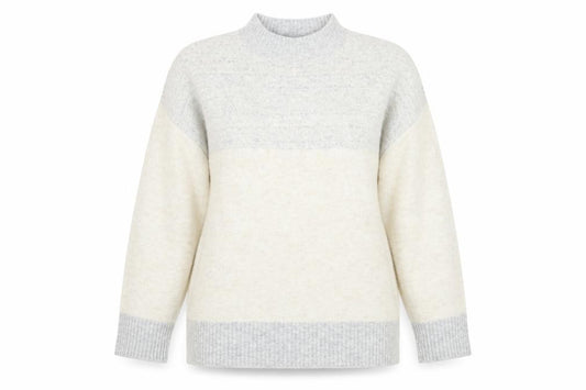 Front view of Atmosphere women’s ivory knit jumper, size UK 10