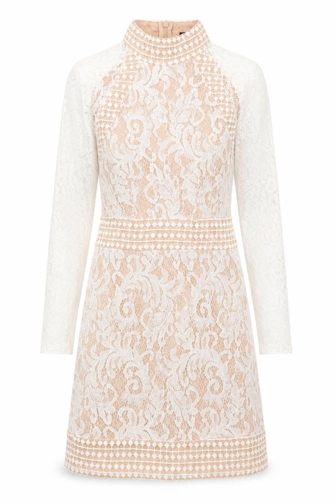 PRETTYLITTLETHING Womens Multicoloured Geometric  A-Line  Size 8