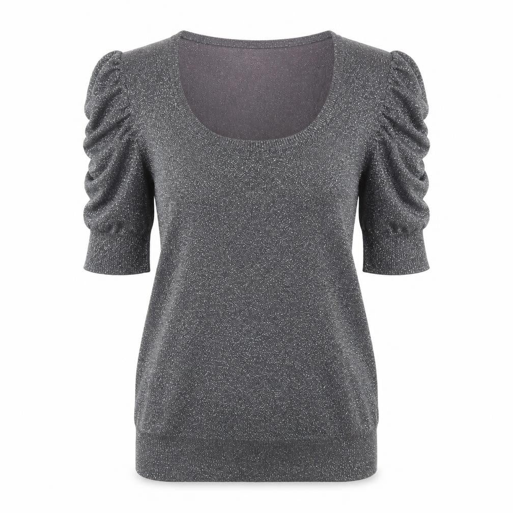 Topshop Womens Grey   Basic T-Shirt Size 8