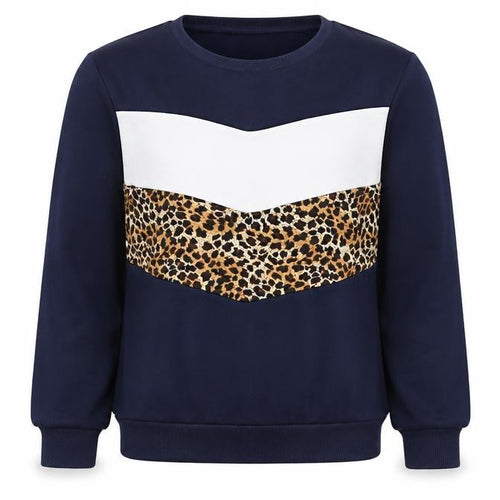 H&M Girls Blue Animal Print  Pullover Sweatshirt Size 11-12 Years