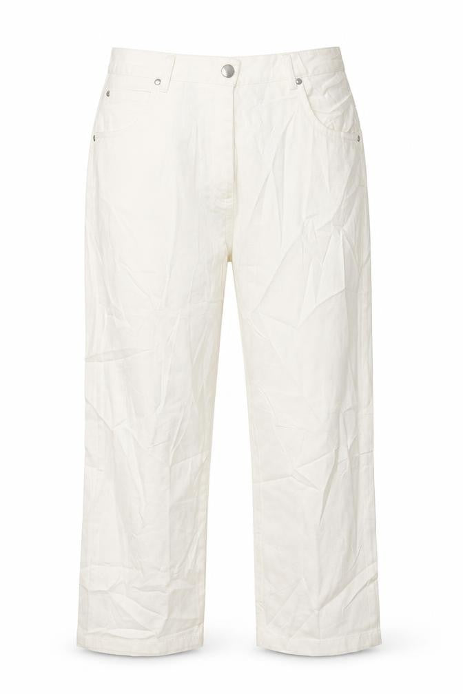 first avenue classics Womens White   Cropped Trousers Size 12 L21 in