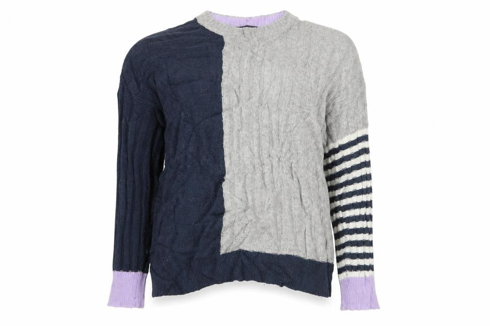 Front view of Marks & Spencer women’s multicoloured jumper, size L